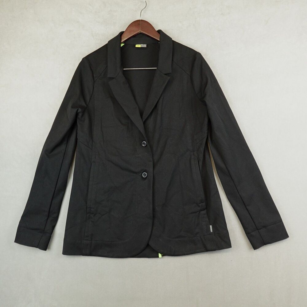 Eddie Bauer Blazer Women T10 Black Travel Travex Performance Commuter Jacket